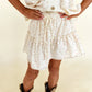 peplum + skirt set - floral
