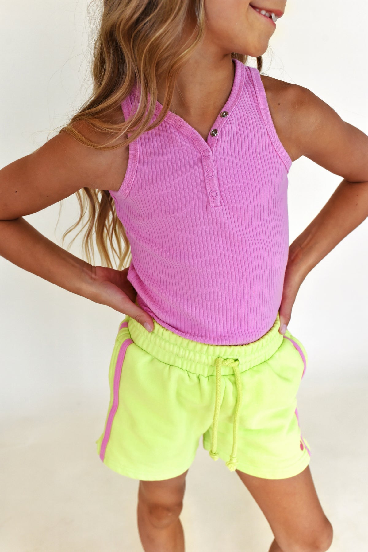 girl set - bubblegum + lime