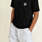 waffle short - heather grey