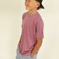 tee - clay pink