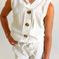 sweater vest set - cream