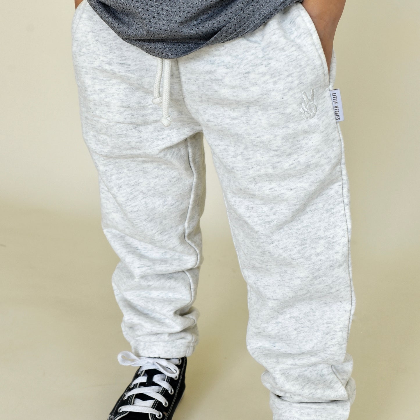 vintage joggers - light grey