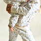 hoodie - blue floral