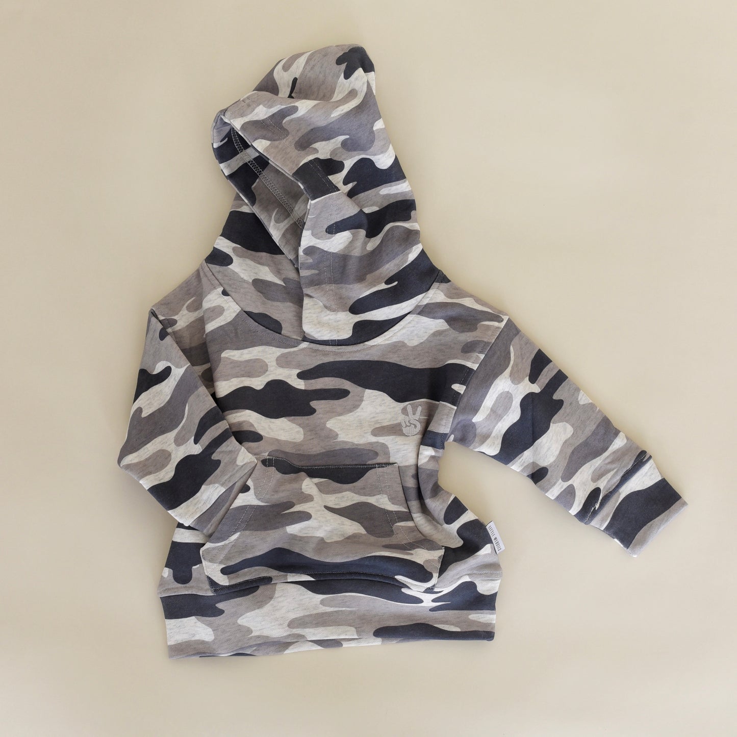 hoodie - grey camo