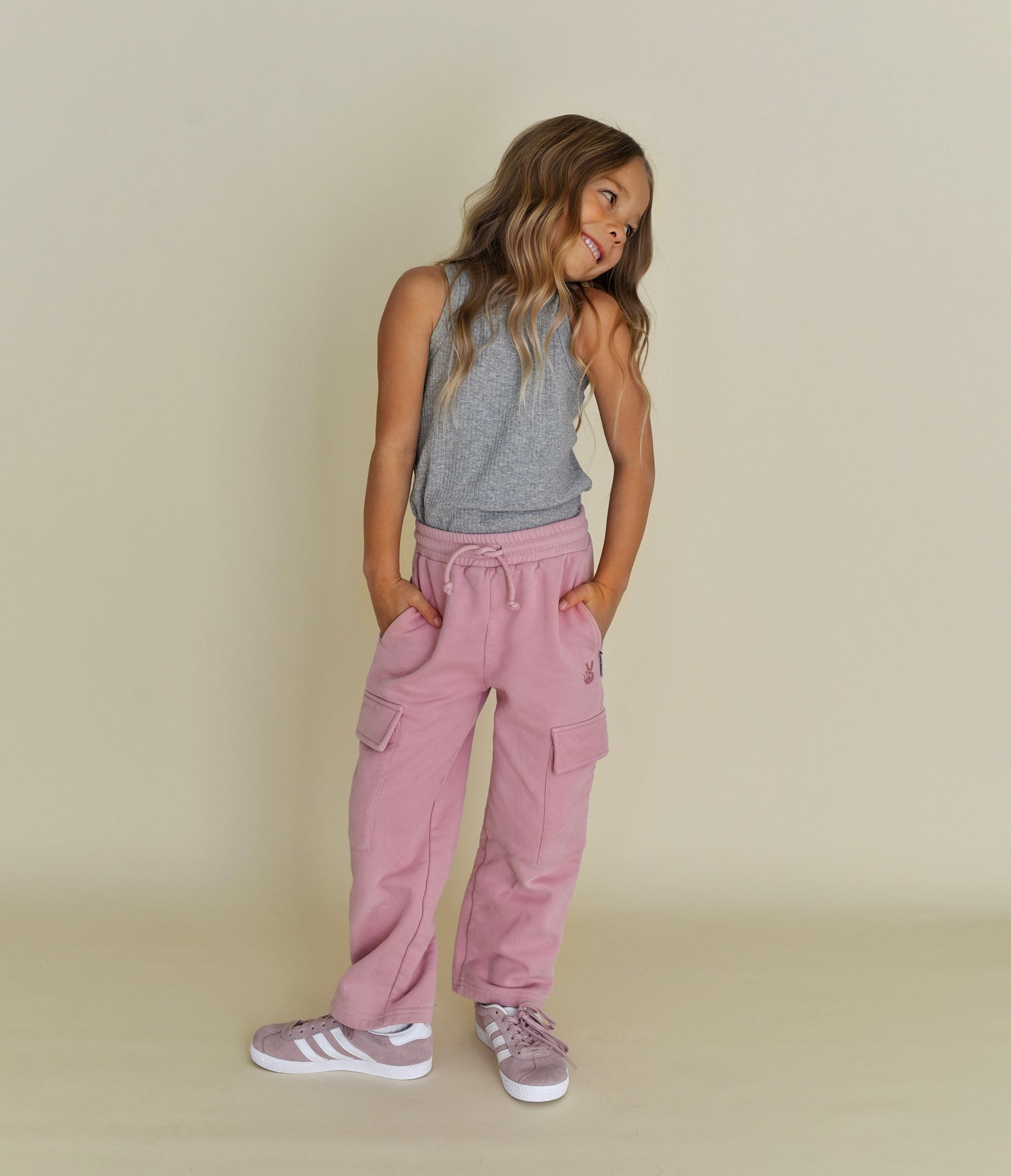 cargo pants - pink