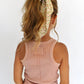 sweater tank - pink