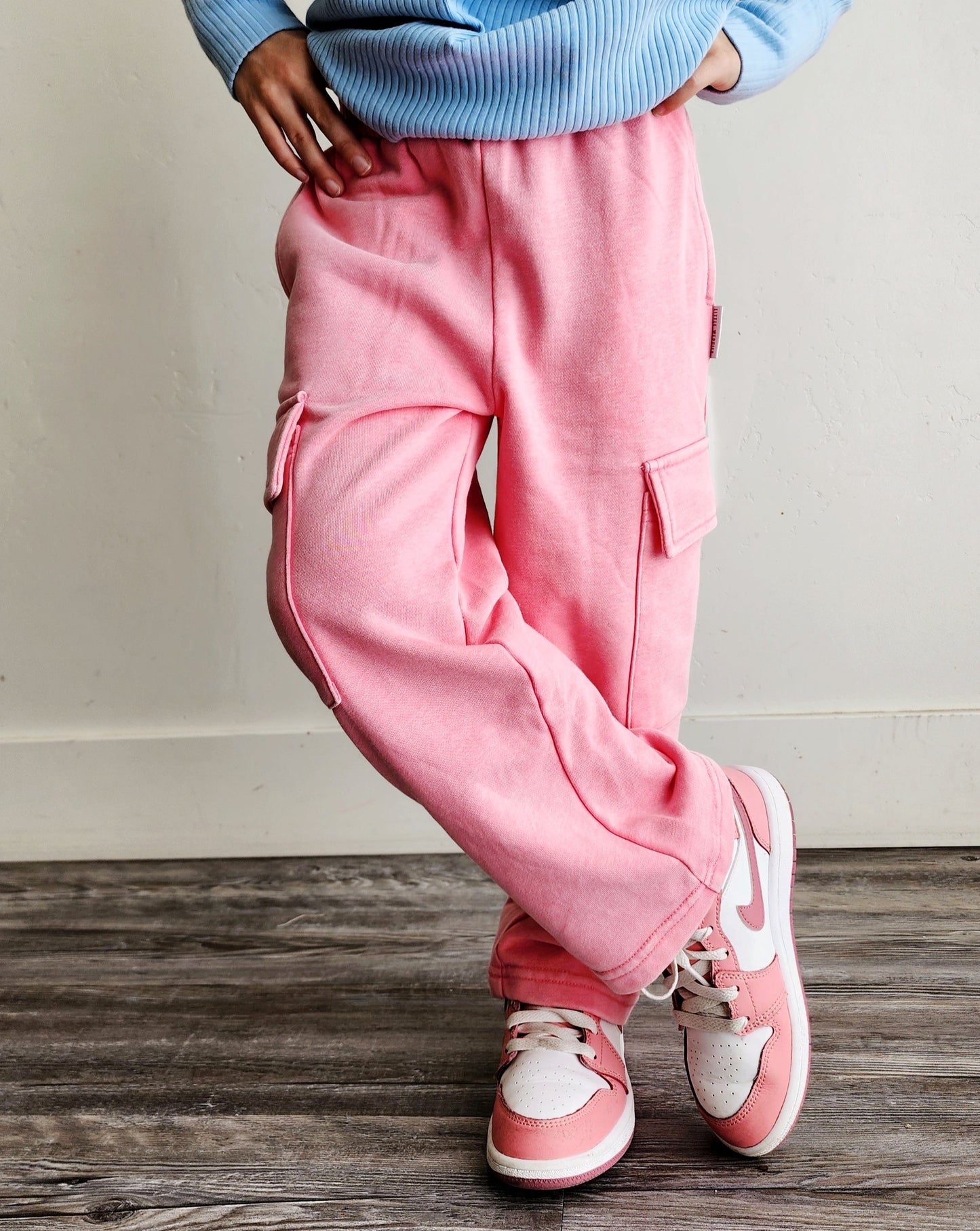 cargo pants - pink