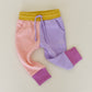 joggers - purple colorblock