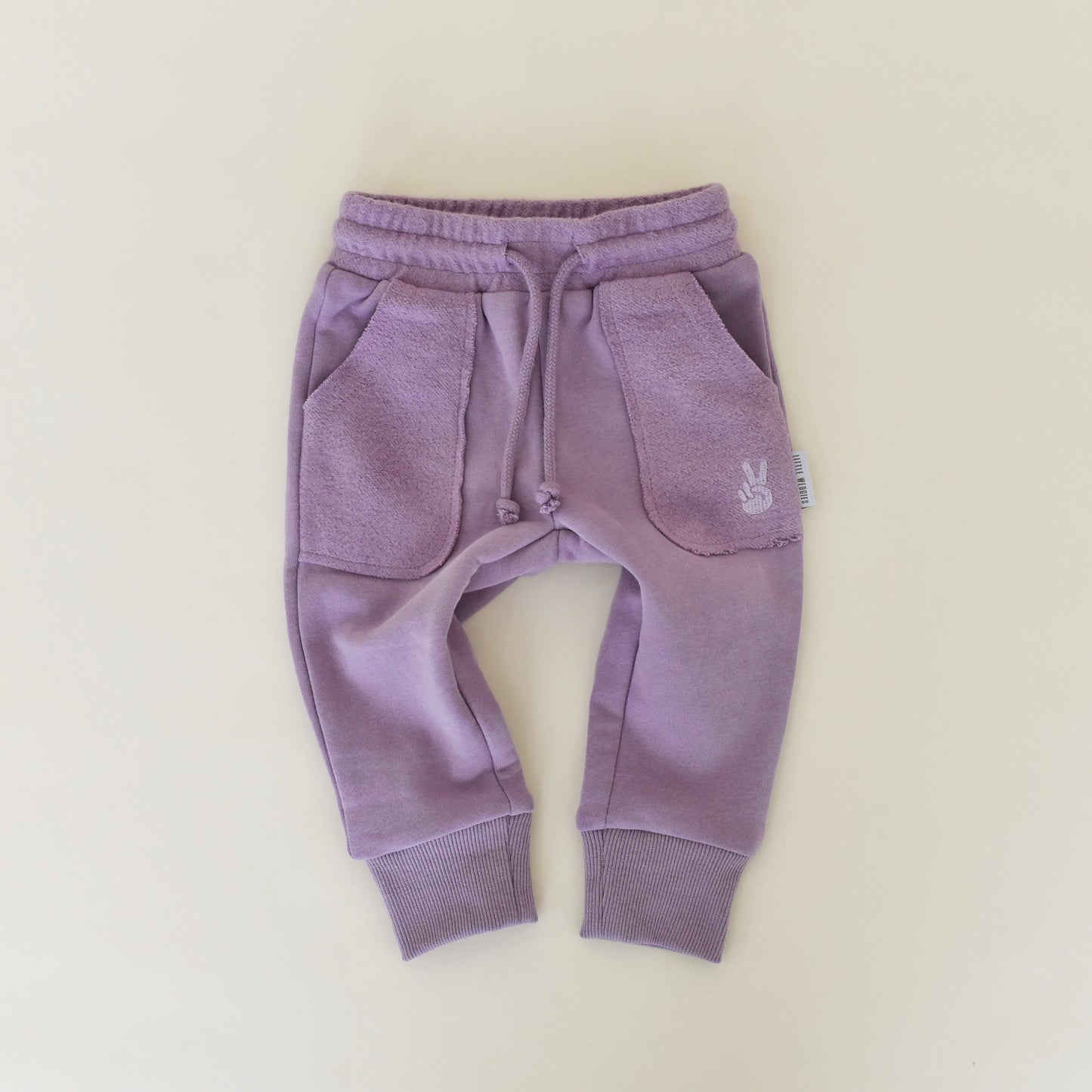 pocket joggers - reverse purple