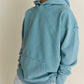 hoodie - reverse teal