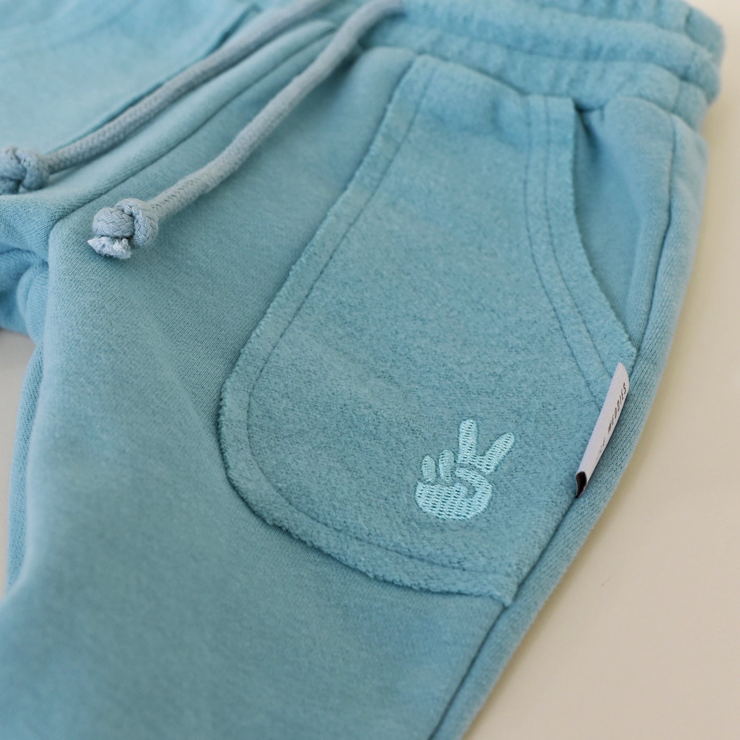 pocket joggers - reverse teal