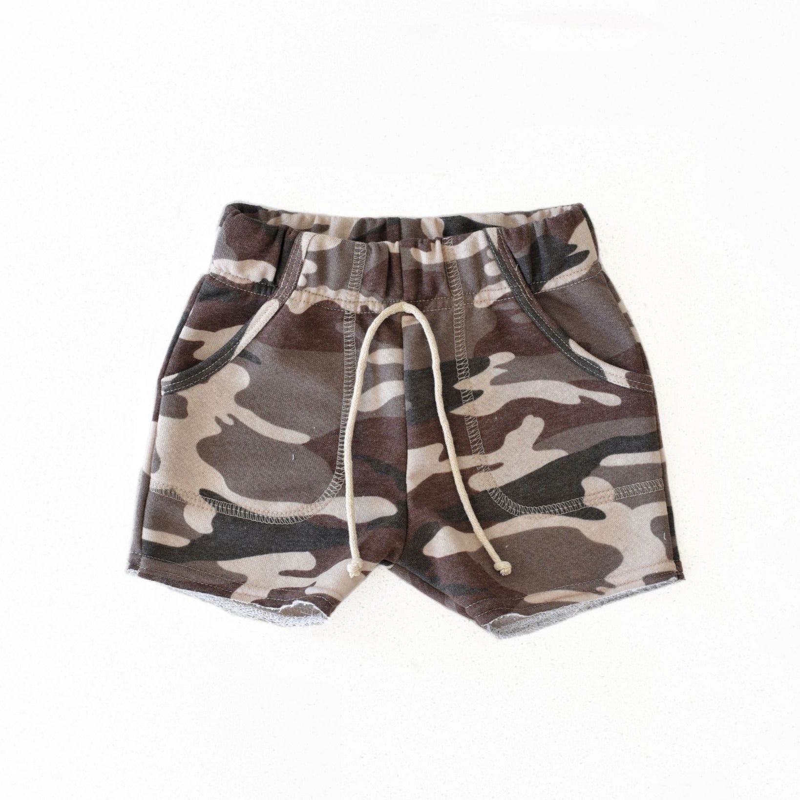 sk8 shorts - brown camo (SEE SIZING NOTE) – Little Wedgies