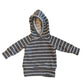 hoodie - charcoal stripe