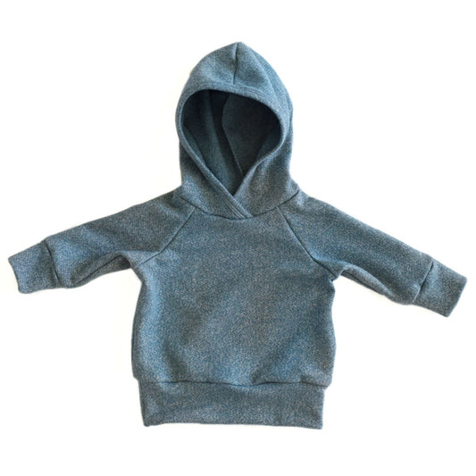 hoodie - earth blue