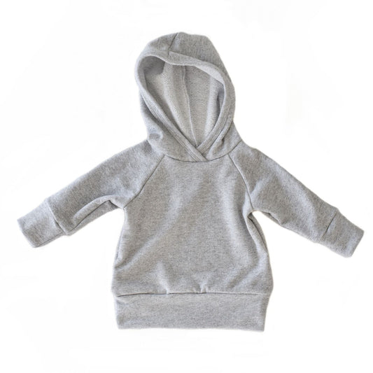 hoodie - heathered grey