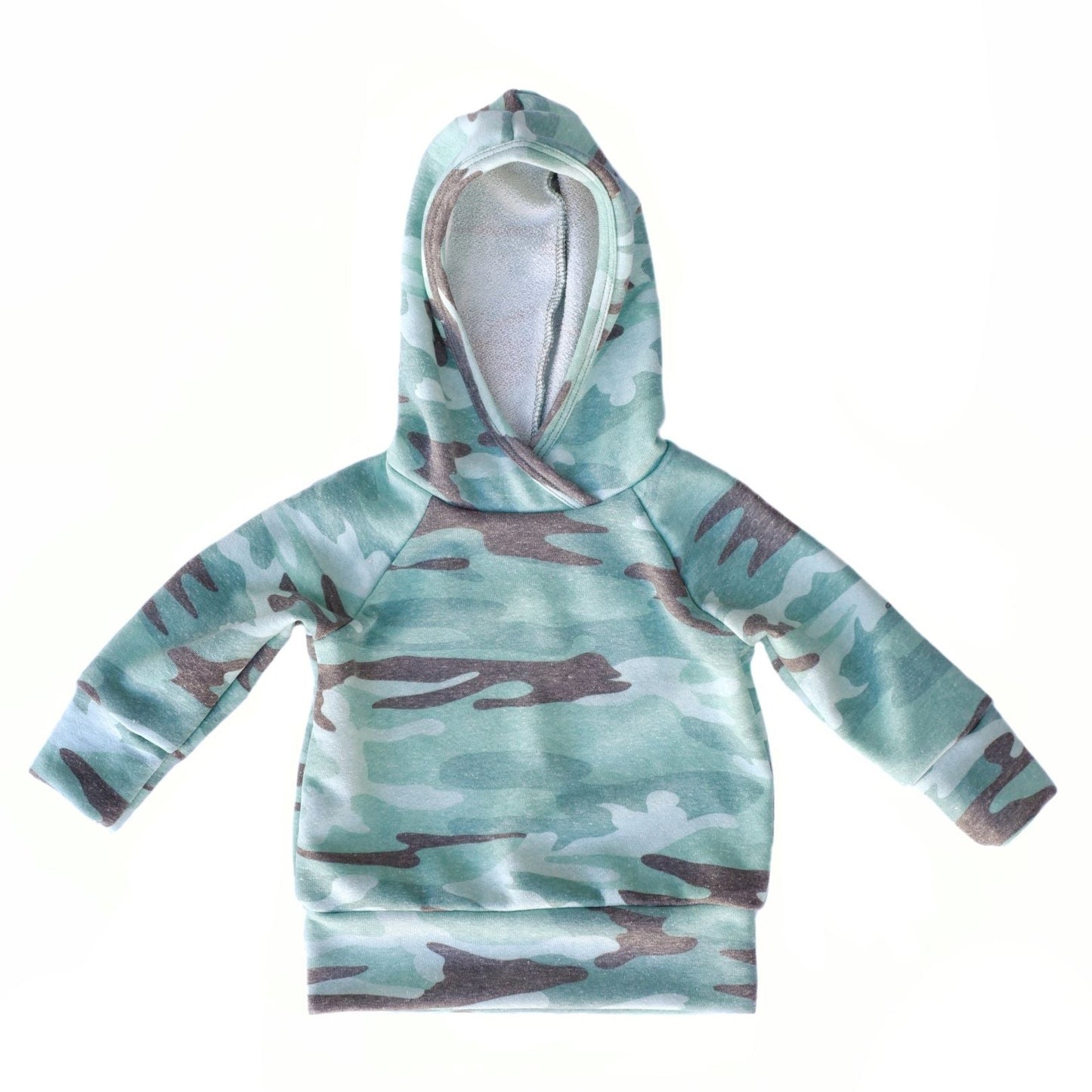 hoodie - mint camo (SEE SIZING NOTE)