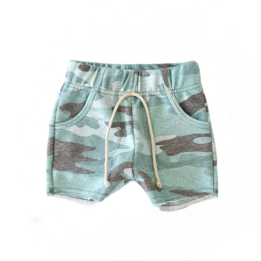sk8 shorts - mint camo (SEE SIZING NOTE)