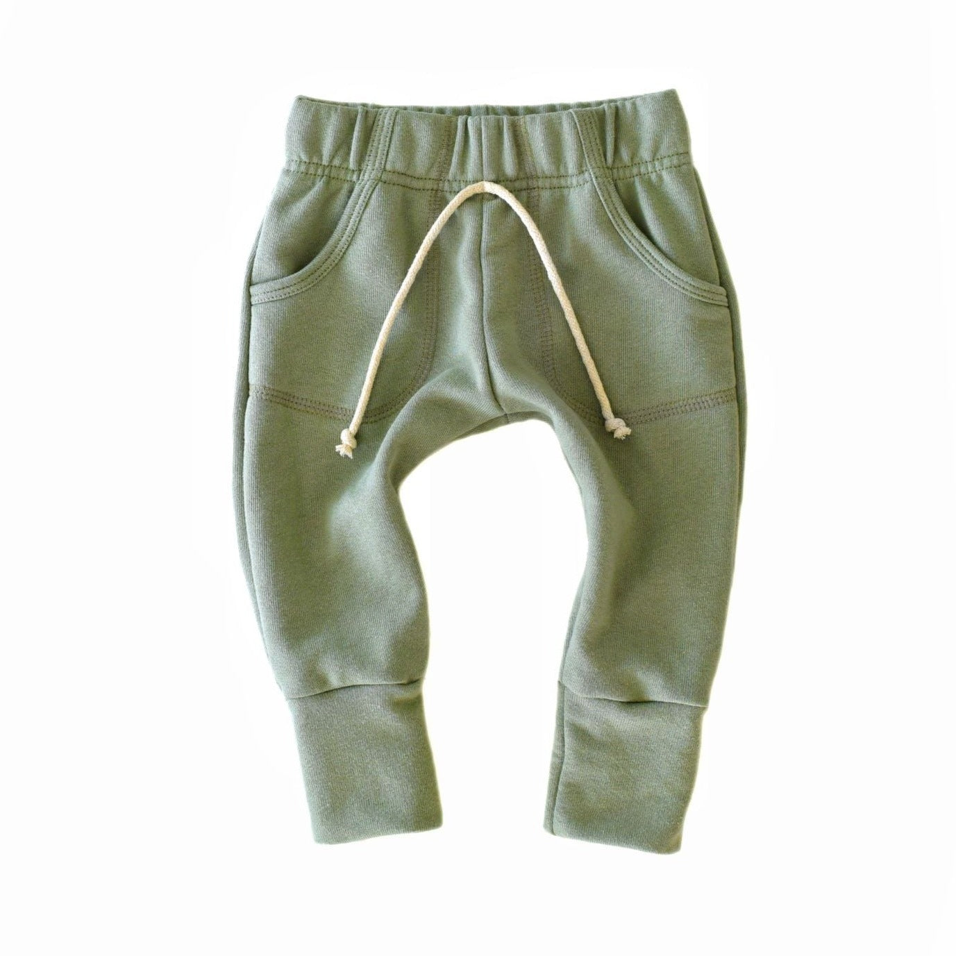 pocket joggers - pale green
